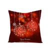 New Christmas Pillow Cover Printed Decorative Cushion Cover Home Sofa Cushion Linen Sofa Back