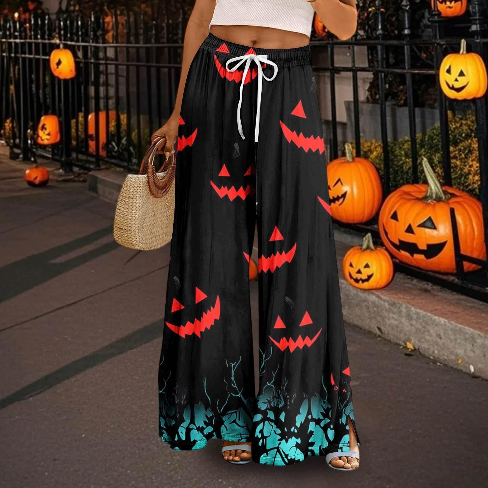 

Женские повседневные брюки с широкими штанинами, эластичным поясом, карманом, принтом, регулируемой завязкой L шафрановый