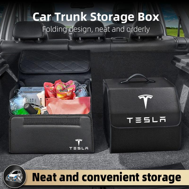 Reis Opbergbox Kofferbak Auto Opvouwbare Koffer Accessoires Voor Tesla Model 3 Model S Model X Model Y Cybertruck Roadster SpaceX