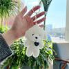 Love Bear Dog Plush Pendant Toy Key Chain For Adorable Decorations Soft And Durable 11cm Birthday Gift