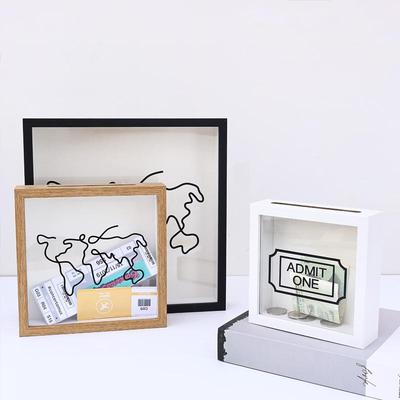 Personalisierter Fotorahmen, Sparschwein, Postkarten- & Kartenaufbewahrungsbox