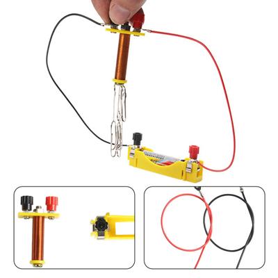 ערכת מודל מעגל למידת פיזיקה ממתכת מגנטית קלה לתפעול וקלה להרכבה לילד צעצוע ניסוי מגנט