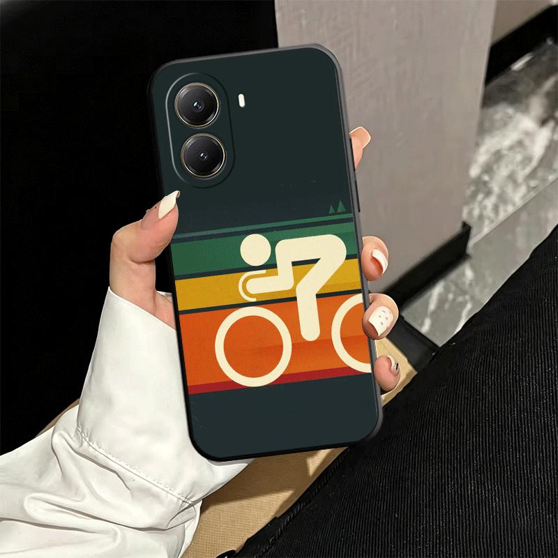 Fahrrad Bike Sport Weiche Handyhülle für Xiaomi Poco X5 X6 X7 X8 Pro Max X3 F7 F8 Ultra M8 M7 M6 M5 Redmi 15 15C 14C 13C 12C X4 F