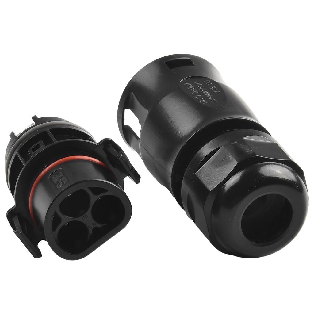 3 Pin Connector AC Male For Deye LY01 Connector Connection Cable Inverters Of M60/M80 Series PV Panel Power Setup Adapter