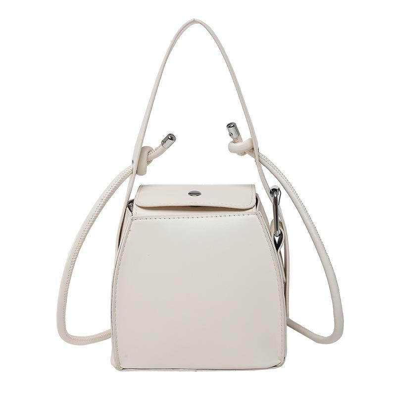 High-value niche hand carry square box bag women's 2025 spring new trendy foreign personality design shoulder messenger bag