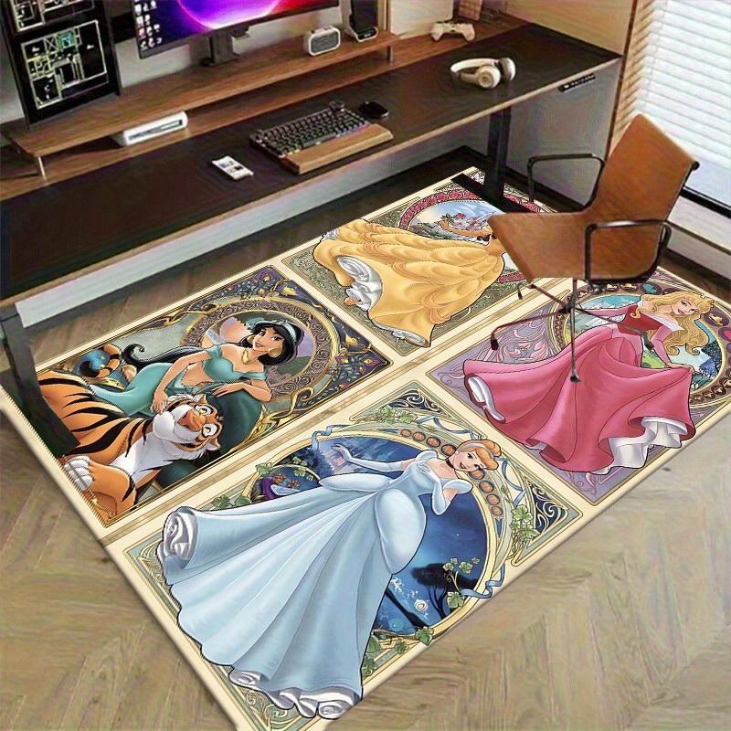 1pc, Disney Princesses Art Nouveau Style Rug - Home Decor, Office Carpet, Outdoor Mat, Gift IdeaP003