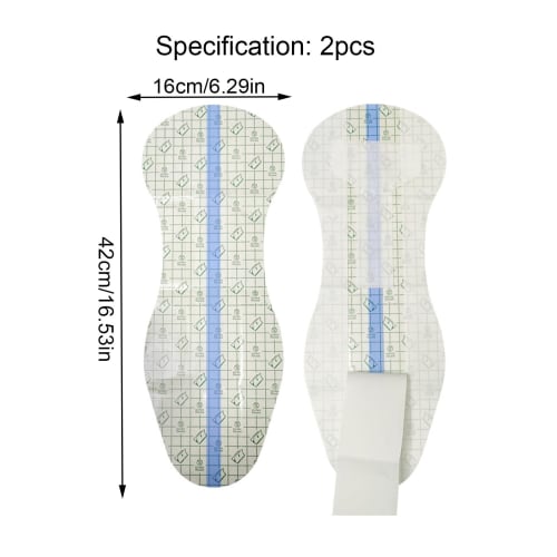 Bade-Slipeinlage, Wasserdichter Intimpflaster für Frauen, Transparente Periodeneinlage, Tragbare Schwimmbadeinlage, Wasserdichter Intimpflaster aus PU-Folie für heiße Quellen