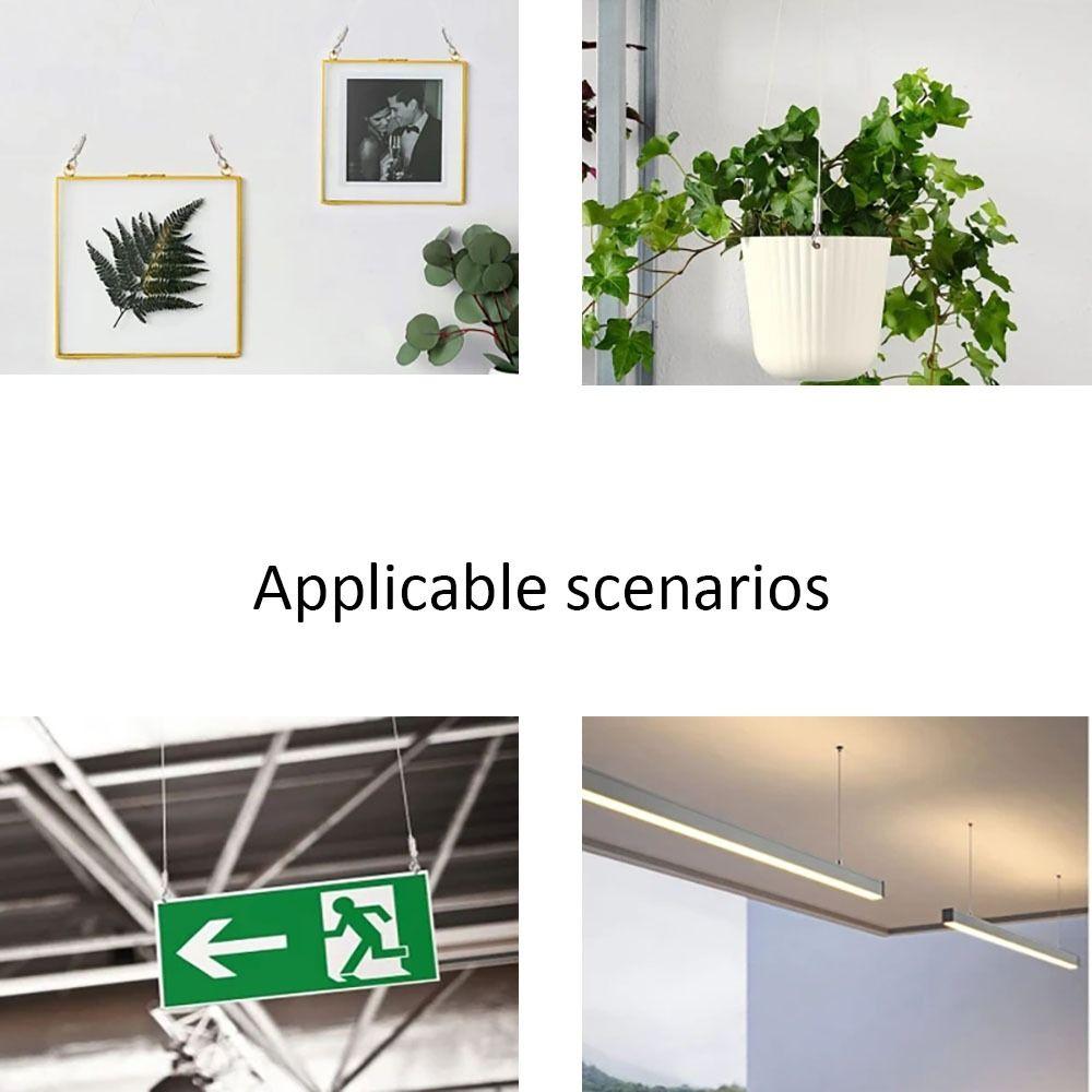 Durable Adjustable Automatic Wire Rope Double Headed Hanging Wire Rope Stainless Steel Cable