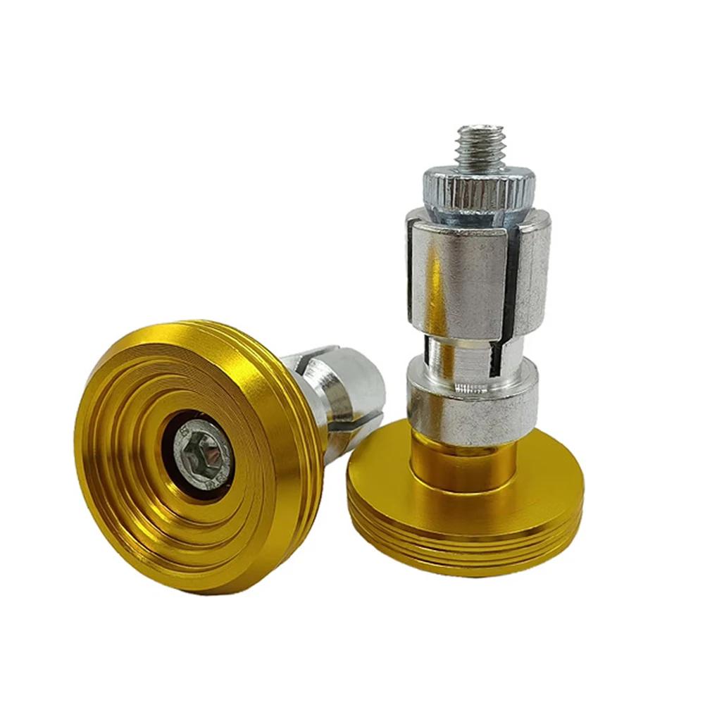 

2 шт./компл. Концевики руля мотоцикла из алюминиевого сплава, Универсальные заглушки руля, Слайдер для мотоциклетного руля 16-18 мм жёлтый