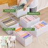 Jeans Organizer Storage Box Mesh Separation Box Closet Clothes Stacking Pants Drawer Divider Can Washed Home Cloth Organizer#ww