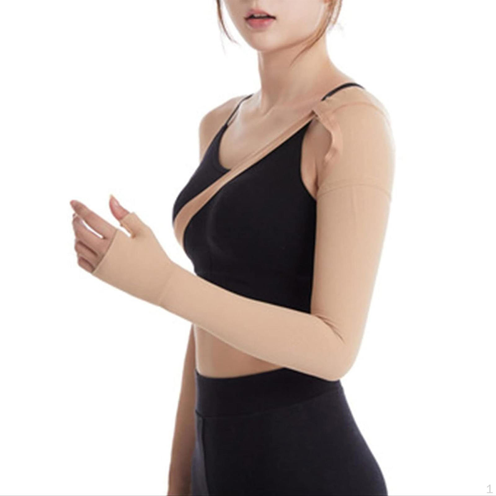 

Компрессионный рукав для руки из полиуретана с перчаткой, удобная защита для руки