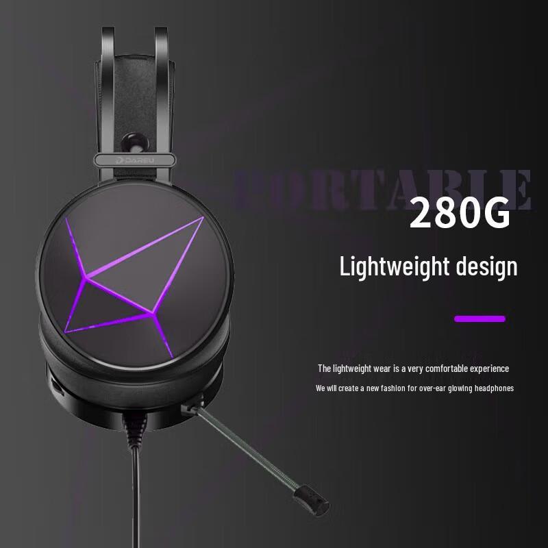 Dareu EH722 RGB 7.1 Surround Sound Gaming Headset