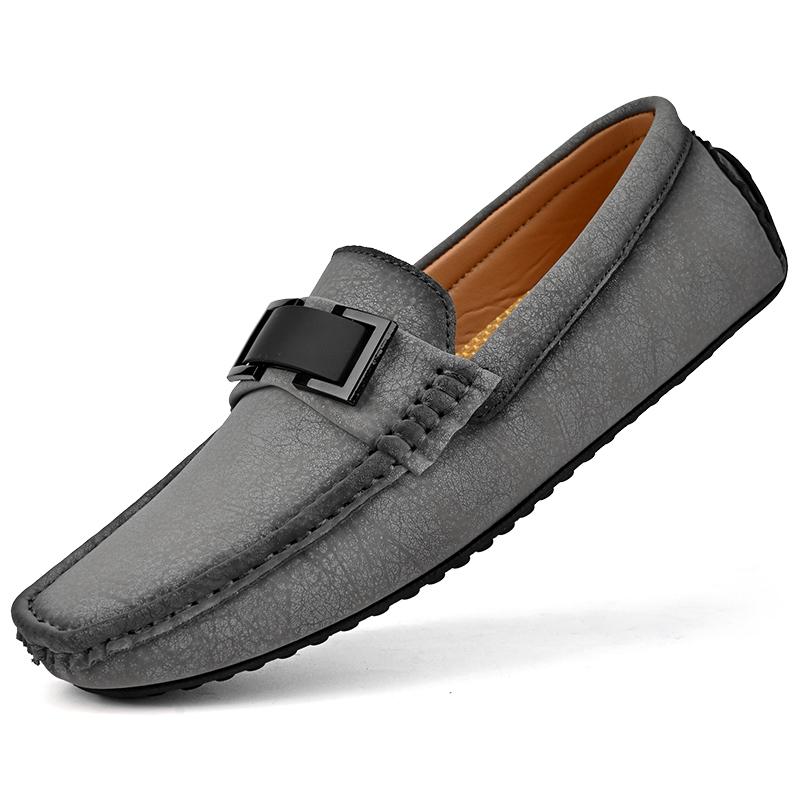 Fashion White Loafers for Men Soft Sole Social Shoes Casual Driving Flats Slip-on Male Moccasins Plus Size 38-49 Zapatillas Para Hombre