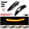 Top Quality Flowing Dynamic Side Turn Signal Lights for Ford Fiesta Mk7 MK6 B-Max 2PCS LED Yellow Mirror Blinker Sequential Lamp
