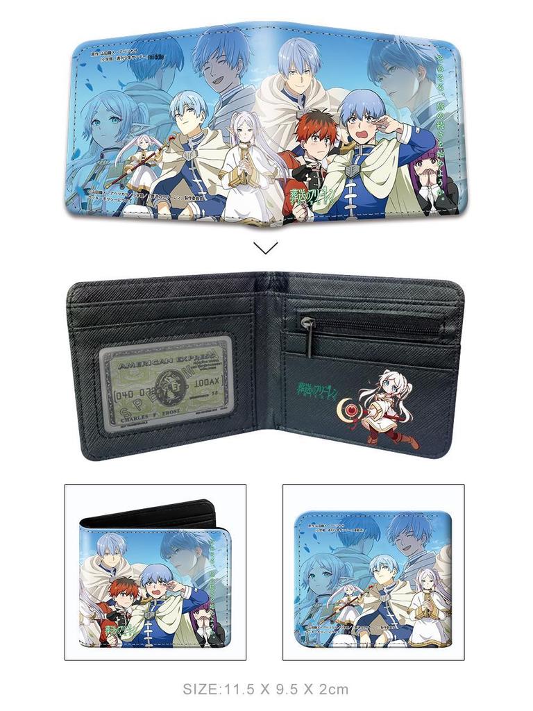 Frieren: Beyond Journey's End 3D Anime Coin Purse - Stereoscopic Embossed Cartoon Design