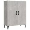 vidaXL Sideboard Concrete Grey 70x34x90 Cm Wood-based Panel