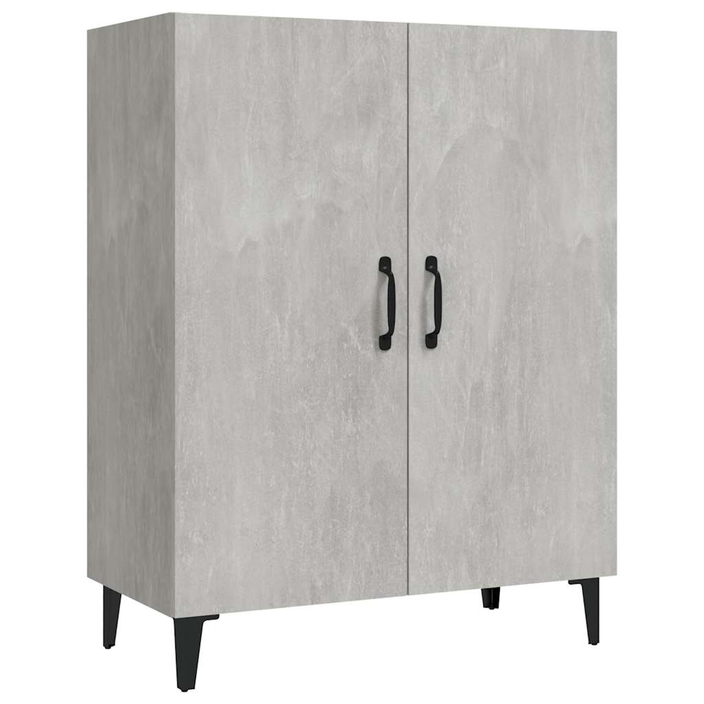 vidaXL Sideboard Concrete Grey 70x34x90 Cm Wood-based Panel