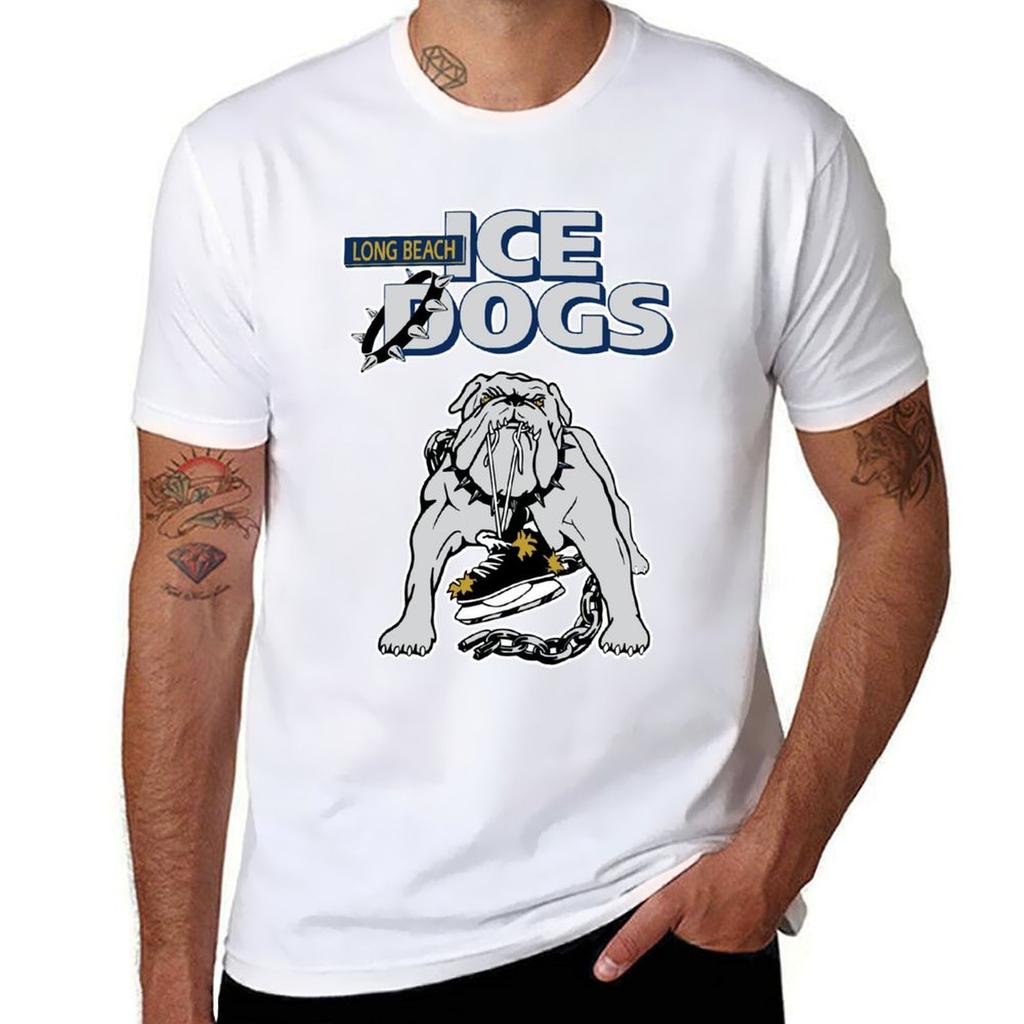 Long Beach Ice Dogs TShirt Simple Print Design TShirt