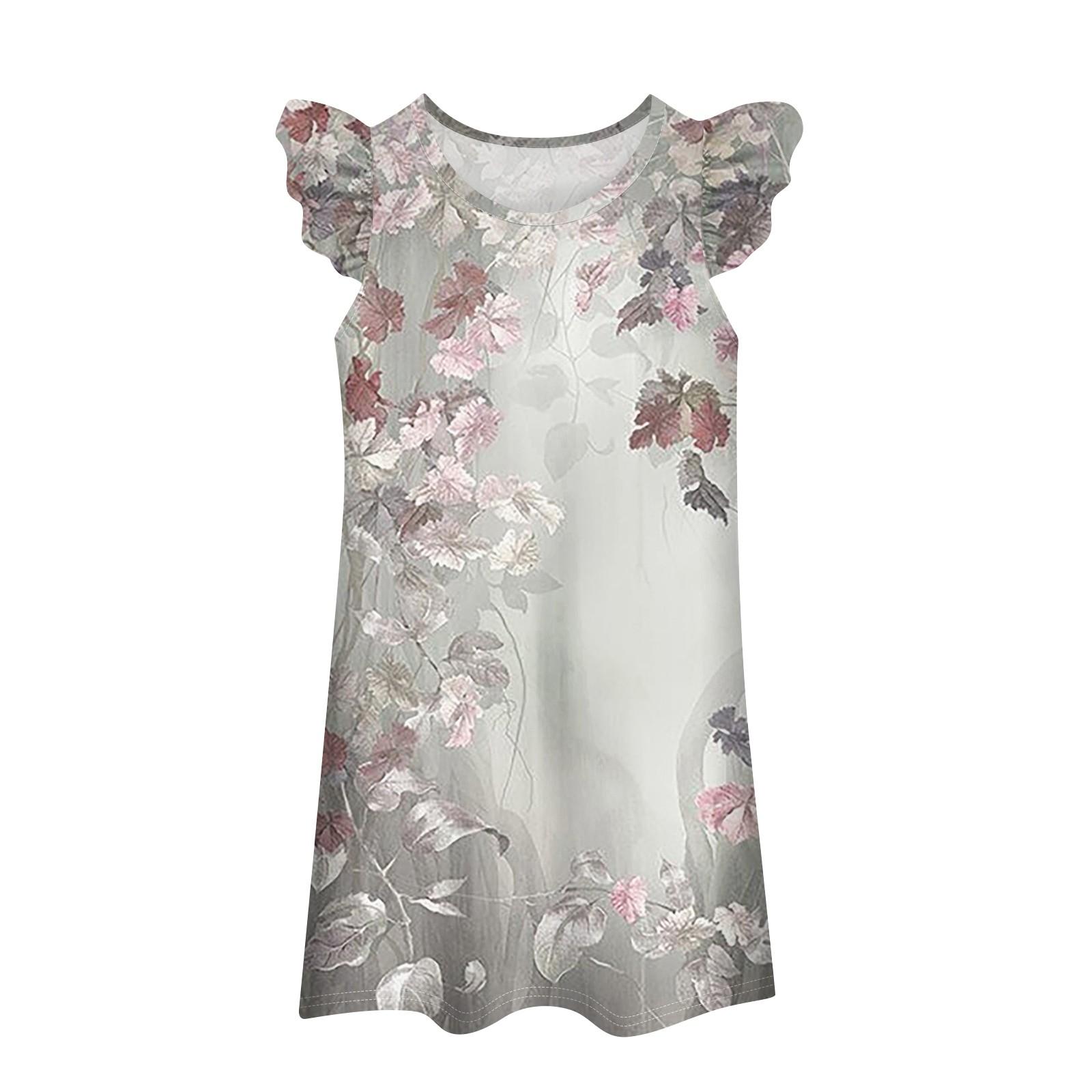 

Дитяча сукня, спідниця з летючими рукавами, однотонне повсякденне плаття 90 червоний