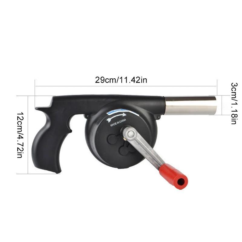 Outdoor Cooking barbecue blower Portable Hand Crank Fan Air Blower Grill Picnic Camping Stove Accessories Barbecue Tools