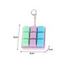 9 Taster Firkantede Tastaturtaster Nøkkelring Fidget Leke Fest Stresslindring DIY Tastaturtaster Leke Tastaturhetter Fingerknapp Fidget