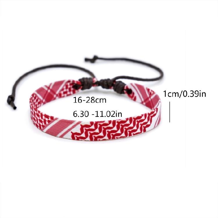 Unisex Handcrafted Bracelets Fashionable Arabian Braided Bracelet Set Elegant Handwoven Hand Rope Adornment