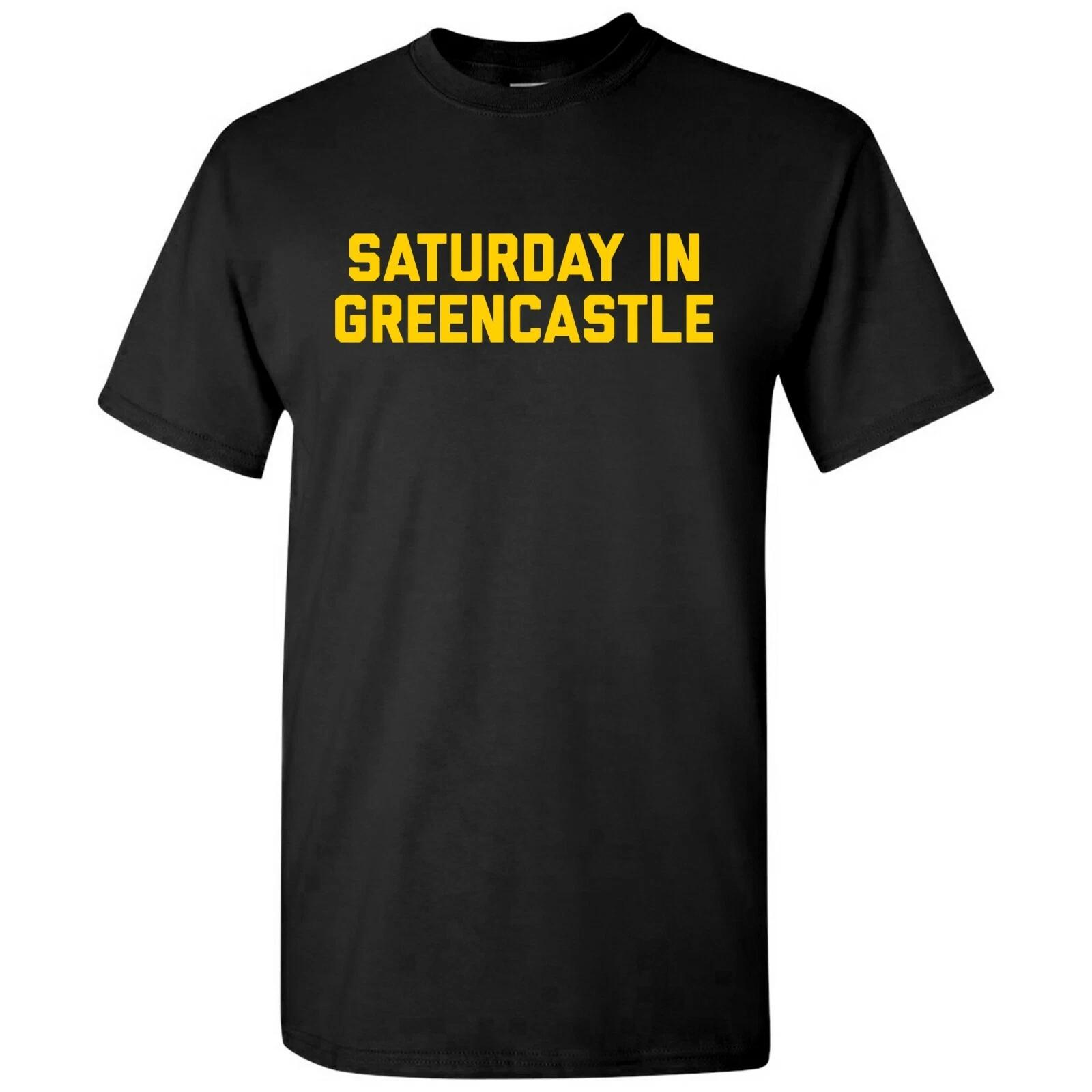 Saturday in Greencastle - Football Saturdays Sport T Shirt - Black XL