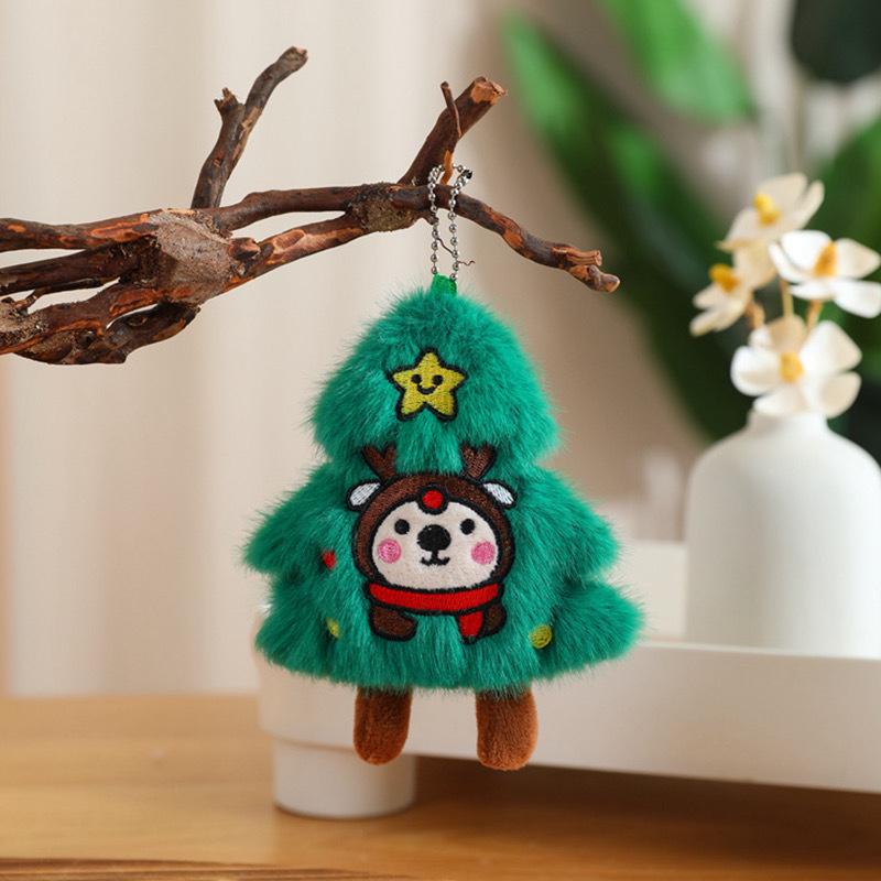 Плюшевая елка Санта-Клауса Брелок-подвеска Шарм 15cm