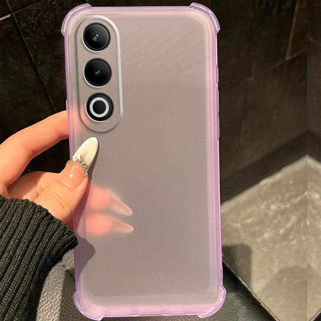 Case for Vivo V70 FE Shockproof Airbag Bumper Casing Frosted Translucent Cover