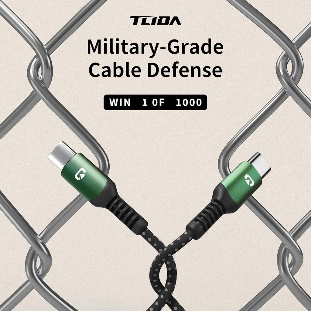 USB C Charger Cable 3A Fast Charging, for iPhone 17/pro 3ft Braided Nylon Type C to USB A Cable, Durable & Tangle-Free, Compatible with Samsung