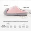 Winter Women's Cute Cartoon Closed Heel Velvet Slippers - Non-slip, Warm, Indoor Cotton Fur for Couples