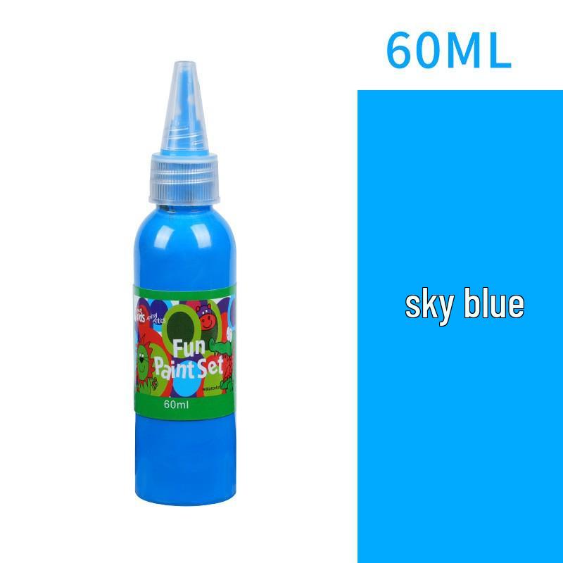 60ml Kinderfingerfarben-Set: 12 Aquarellfarben für Kunst & Face Painting