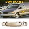 Door Handle Front Exterior Left Fit Driver Side 98-03 Toyota Sienna Beige