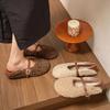 Gentle word with flat bottom velvet Mary Jane Doudou shoes fairy wind fluffy shoes women wear 2025 autumn and winter new models