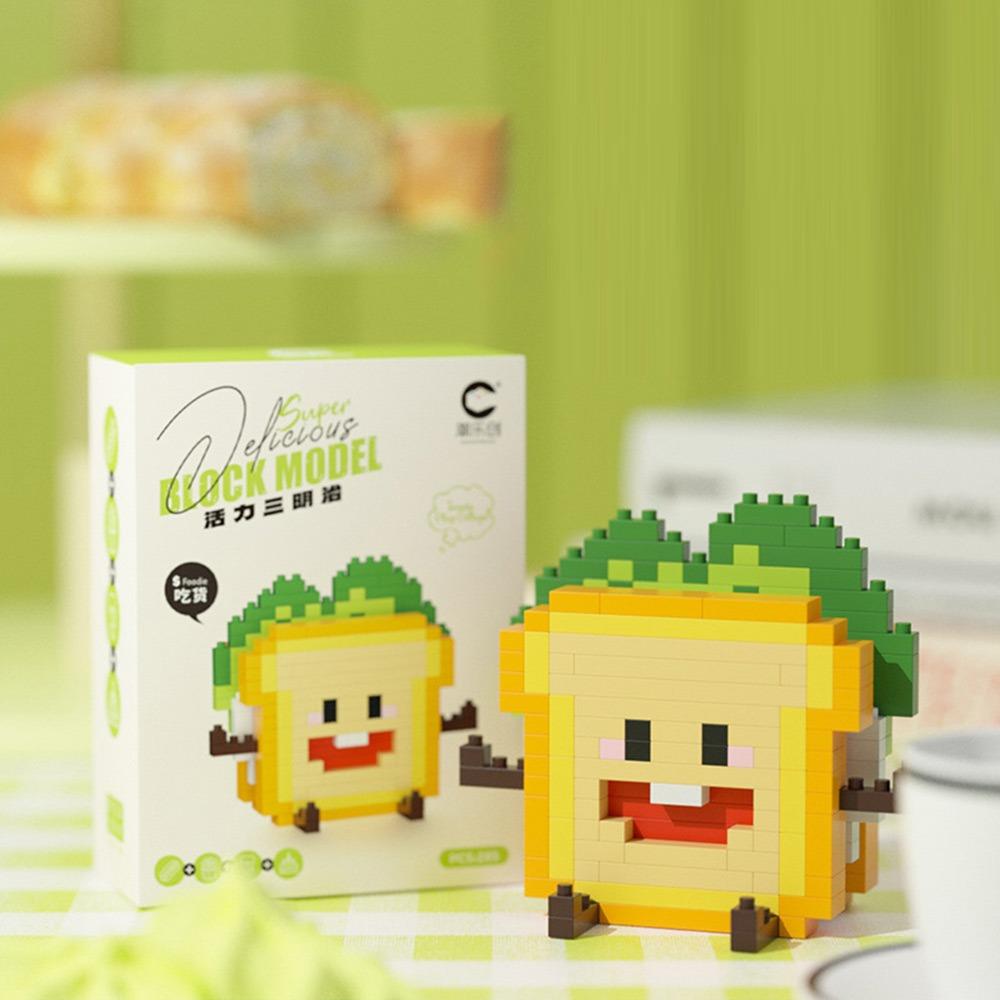 DIY 3D Model Bricks ABS Plastic Puzzle Assembly Toy Creative Assembling Toys  Gift