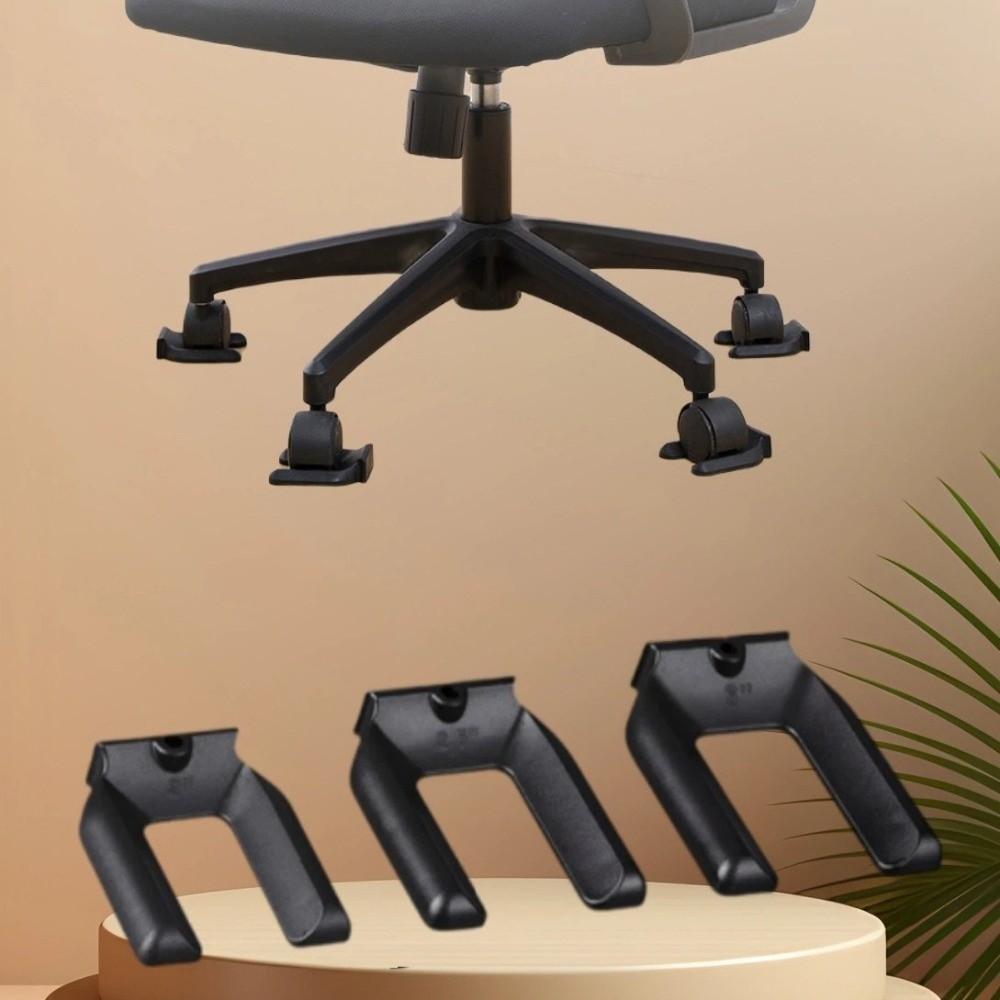 Durable Rubber Office Chair Wheel Stopper Wear-resistant Anti Vibration Chair Wheel Fixed Pad Prevents Scratches Pad Chair