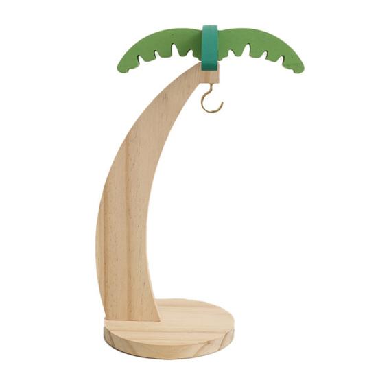 

Yousheng Banana Holder Stand Wooden Banana Hanger Tree with Metal Hook Decorative Vertical Storage Rack for Kitchen Countertop