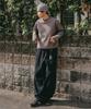 XERO Curved Line Over Sweatpants [Black]