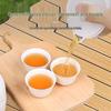 Portable Travel Tea Set: Disposable Rice Husk Gaiwan & Teacup for Quick Brew, Outdoor Camping