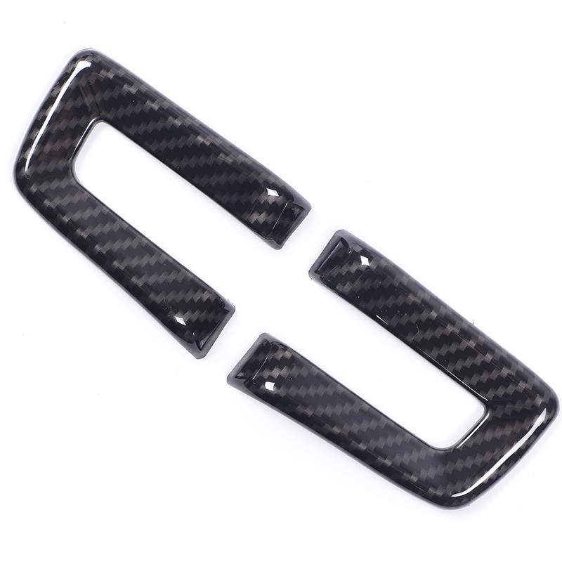 For Rivian R1T R1S ABS Carbon Fiber Car Styling Steering Wheel Buttons Decoration Frame Cover Trim Auto Interior Accessories