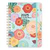Diary Weekly Planner 2025 Agenda Planner Notebook Flowers Diary Notebook  Home Office