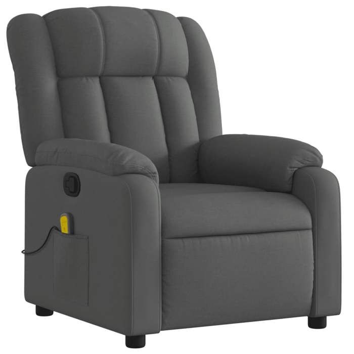 VidaXL Reclining Massage Armchair, Chair with Footrest, Seat with Backrest and Armrests Living Room, Modern, 373587