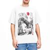 Jurassic Dinosaur Shirt T-REX In Japan Accessories Leisure Pure Cotton Short Sleeve Japanese Ink Painting T Shirt O Neck Clothes