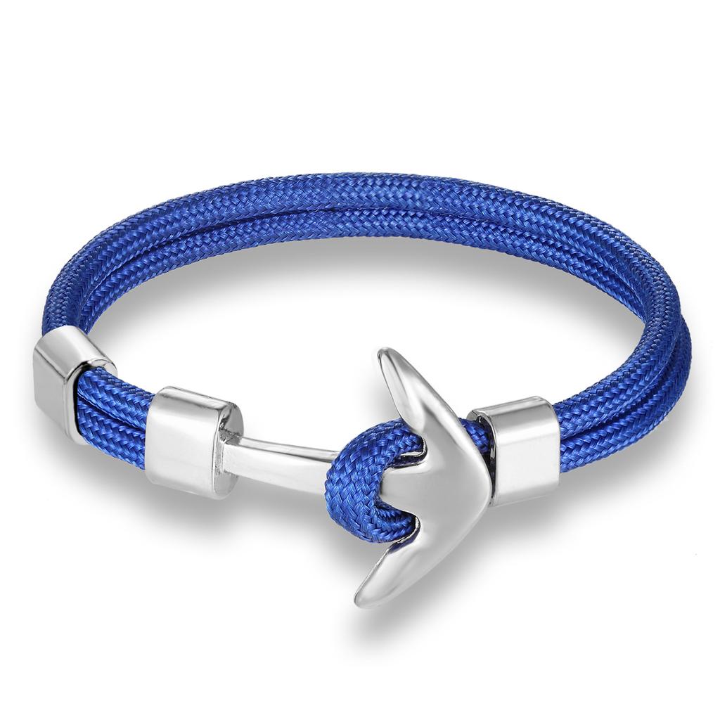 European and American Trends, Boat Anchors, Men's Aircraft Bracelets, Polyester Rope Jewelry