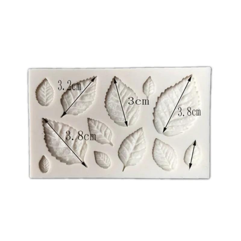 1Pcs Maple / Rose Leaves Silicone Mold Fondant Mold Cake Cecorating Tools Cupcakes Baking Gumpaste Mold Tools