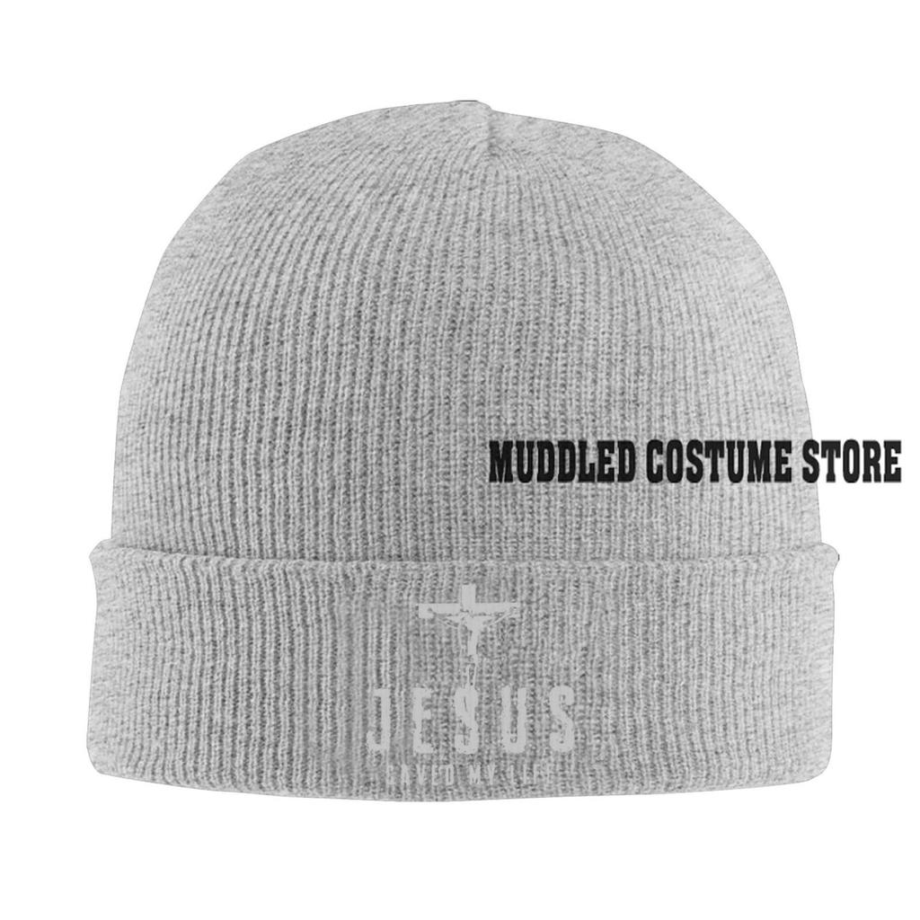 Jesus Is My Life Saver Images Beanies Caps Unisex Winter Warm Knitted Hat Men Women Street Adult Bonnet Hats