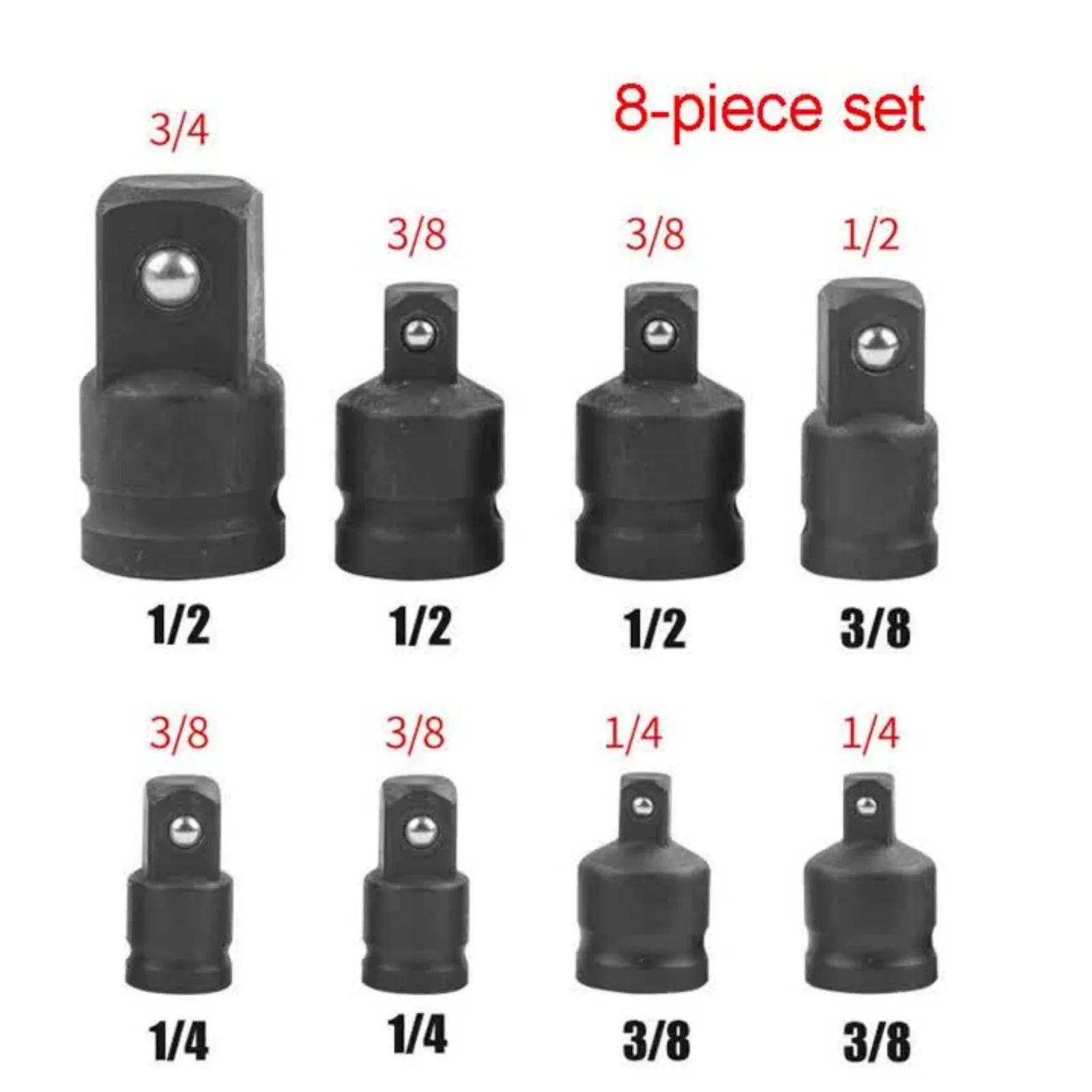 

1/4 3/8 1/2 3/4 Sockets impact wrench socket wrench socket Sleeve Ratchet Wrench Socket Adapter Air Crafts Ratchet Wrench Tools 3-8 to 1-4