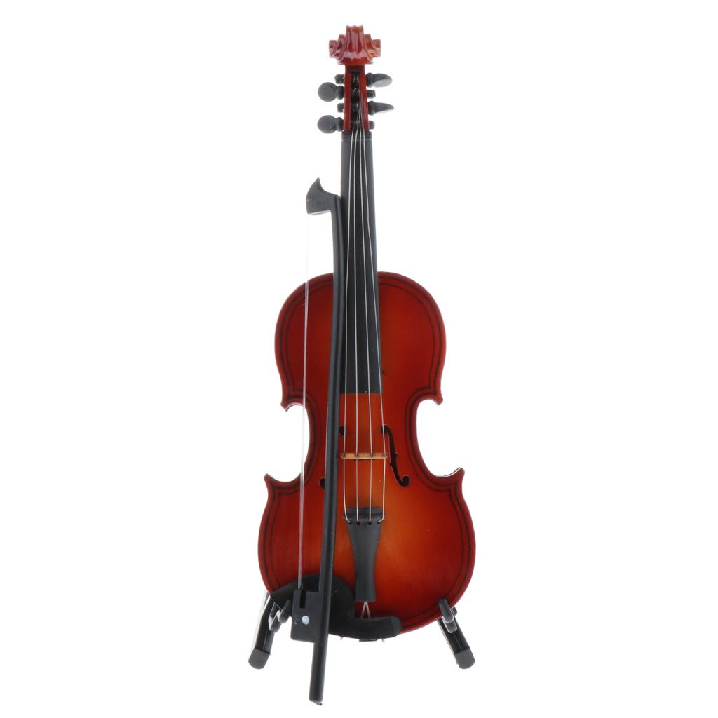 1//6 Dollhouse Wooden Cello Music Instrument for Blythe Licca BJD Dolls Toy
