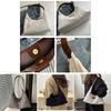 Fashionable Large Corduroy Shoulder Bag For Women Trendy Everyday Tote Handbag