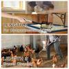 3 In 1 Stretchable Chicken Poop Scooper Chicken Coop Accessories Sifting Shovel for Chicken Coop Chicken Litter Scoop Supplies Separating Poo and